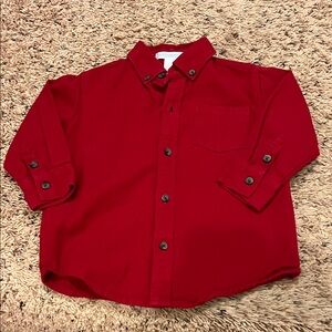 Janie and Jack Holiday Button Up